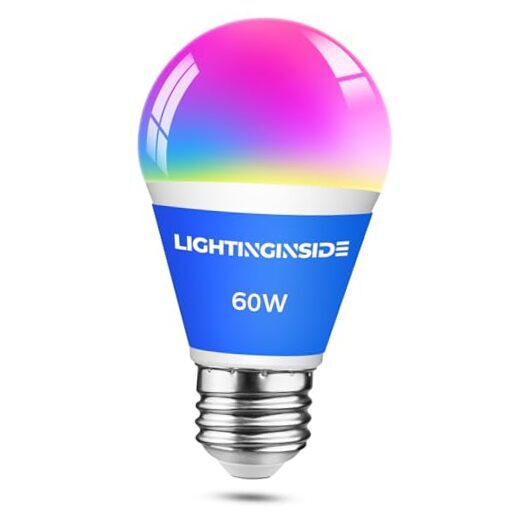 Smart Light Bulbs 60W Equivalent, 800LM 9W WiFi Smart Bulb Compatible with-image