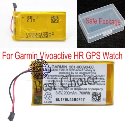 Cameron Sino - Batteria per Garmin Vivoactive HR PN: Garmin 361-00090-00, 180 mAh / 0,67 Wh Cameron Sino - Batteria per Garmin Vivoactive HR PN: Garmin 361-00090-00, 180 mAh / 0,67 Wh