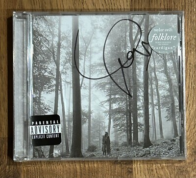 Signed Autographed Taylor Swift Folklore CD New Sealed official Rare