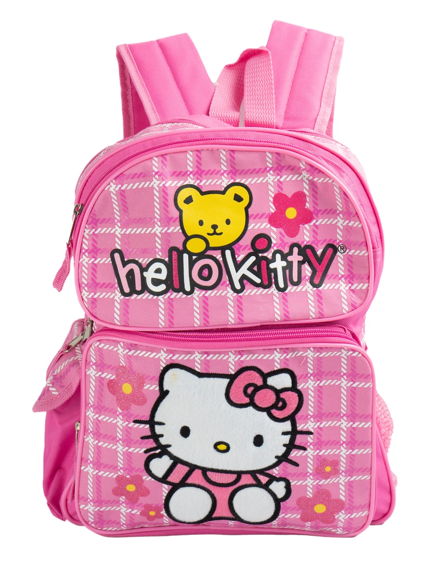 Girls Hello Kitty Pink School Backpack