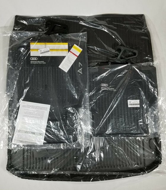 OEM AUDI A7 2019+ RUBBER ALL WEATHER FLOOR MAT SET 4K8061221041