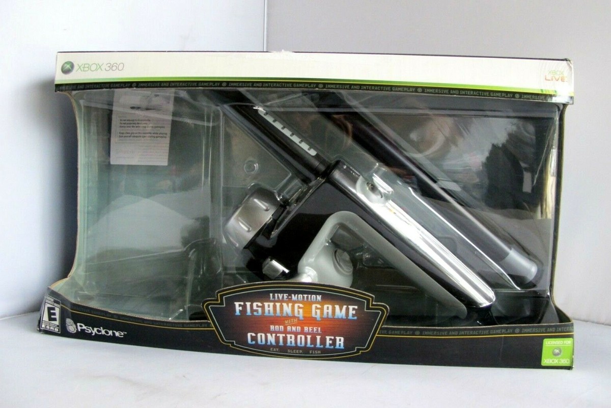 Bass Pro Shops XBOX 360 Fishing Rod And Reel Controller for The