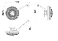 Mahle Kupplung, KüHlerlüFter CFC 269 000P