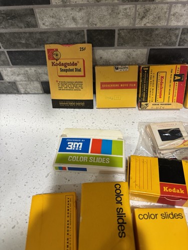 Vintage 3mm Slides And Movie Lot. Multiple Families, Art, Etc. *READ* - Picture 7 of 21
