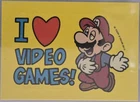 1989 Topps Nintendo Mario (I ❤️ Video #16 Sticker Vintage NES Nintendo