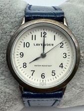 Ladies LAVENDER LV-772 Silver Tone Quartz Watch New Battery