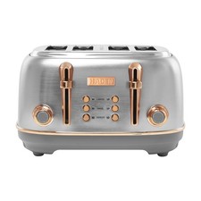 Haden Heritage 4 Slice Wide Slot Stainless St...