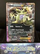 Pokemon Card Tyranitar EX 42/98 Ancient Origins Ultra Rare Played