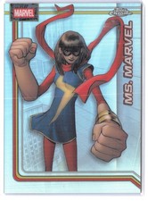 2026 Topps Chrome Marvel Comics #83 Ms. Marvel Refractor