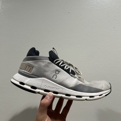 Size 10 Women s On Running Cloudnova White Sand Cloudtec Running Shoes