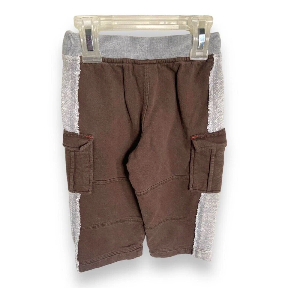 Conjunto Naartjie Niños Talla 18-24 Mo Marrón Gris Rayas Camisa Pantalones Gruesos En Capas Foto 4 de 4