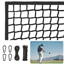 Golf Netting 10x10Ft Heavy Duty Golf Hitting Net for Garage Practice, Golf Ba...