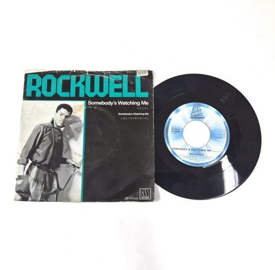 Rockwell Somebody's Watching Me Instrumental 7'' Vinyl 1983 VG+ Single