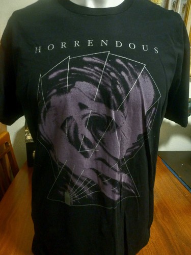 Horrendous T Shirt DEATH METAL Gorguts CARCASS Size MEDIUM Cephalic Carnage