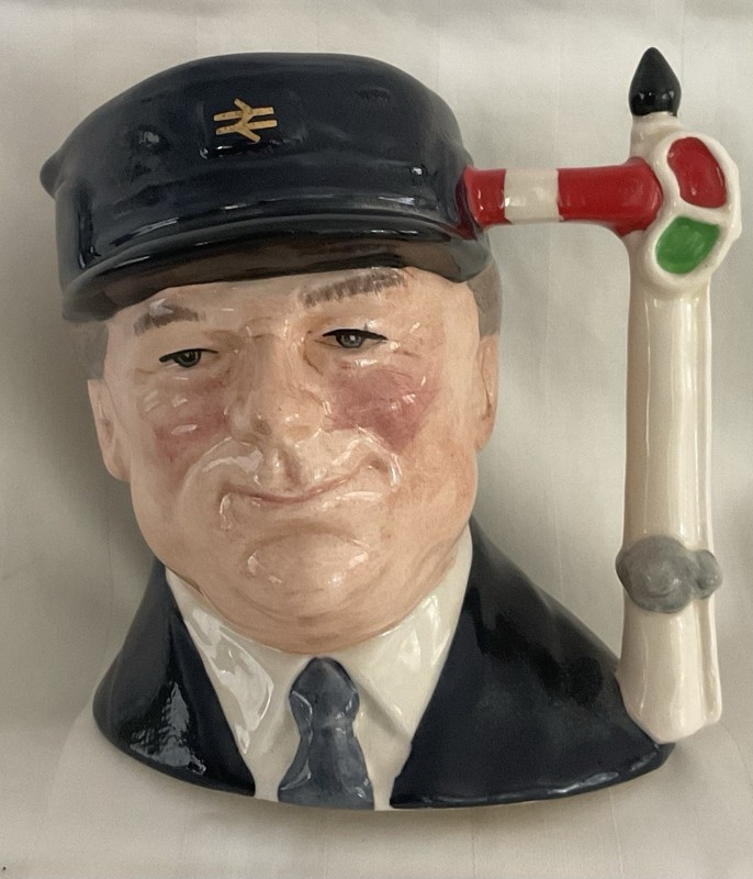 Royal Doulton (THE ENGINE DRIVER ) D6823 Character Jug
