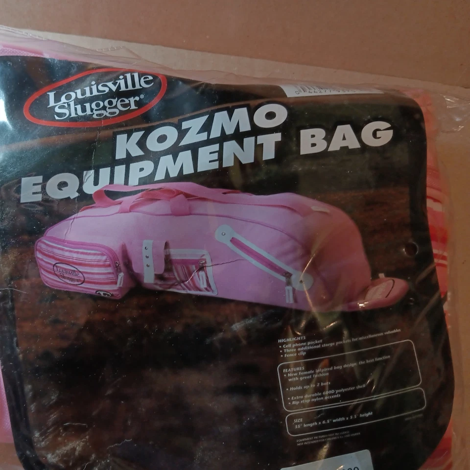 Bolso de Equipo Louisville Slugger Kozmo Softbol Rosa Desgarro Nylon Foto 3 de 4