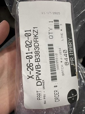 DPWB-B383DRKZ1 SHARP POWER CONTROL BOARD