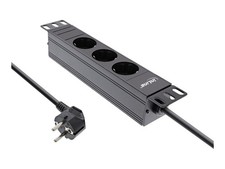 InLine 10" PDU 3-Way Protective Contact Without Switch 2m 16420I