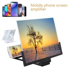 14" Mobile Phone Screen Magnifier 3D HD Video Amplifier Stand Bracket