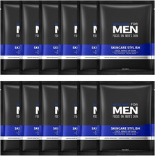 12PCS Mens Face Mask Set,Sheet Masks Skincare Multipack for Hydrating & Moisturi