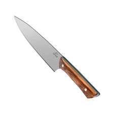 THUNDERSTORKE 8" CHEF'S KNIFE 12c27 High Carbon Steel Wood Handle NEW LASER LOGO