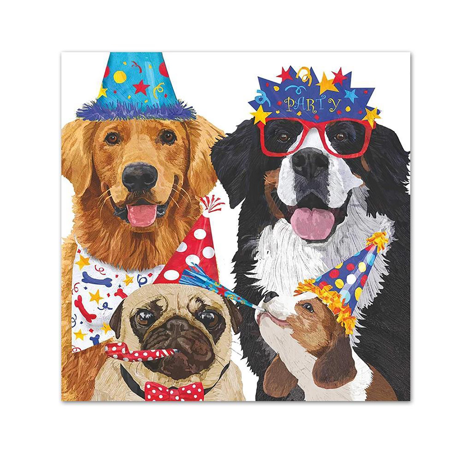 Салфетка для напитков Paperproducts Design для собак породы золотистый ретривер 20 КАРАТ 2190₽