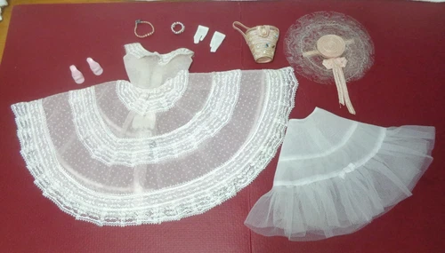 VINTAGE BARBIE PLANTATION BELLE OUTFIT N/C ORIGINAL 60S #966