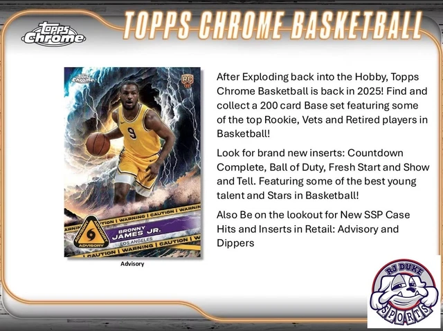 Atlanta Hawks 2024-25 Topps Chrome Basketball Blaster 20Box Break
