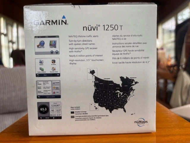 Garmin Nüvi 1250 GPS Navigation Unit New In Box - Image 2 of 4