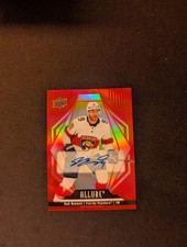 2022-23 Upper Deck Allure Red Rainbow Auto Sam Bennett #63 Auto FLORIDA PANTHERS