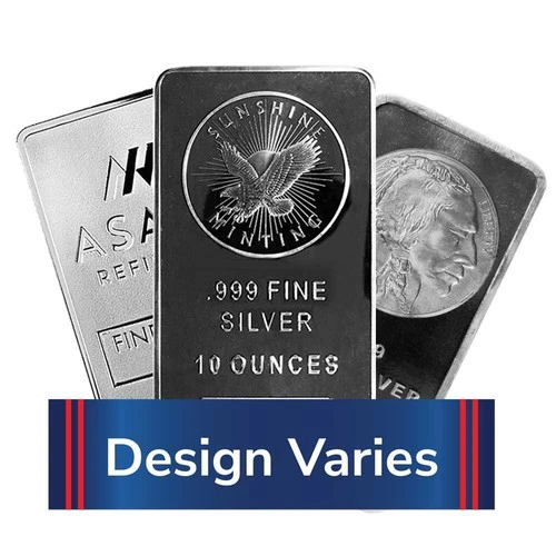 10-oz Silver Bar .999 Fine Secondary Market
