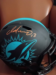 Dan Marino Black Full Face Helmet Sign By Dan Marino Hall Of Fame Quarterback