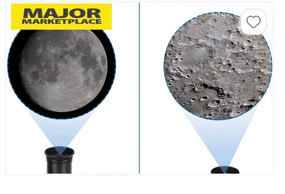 Telescópio astronômico, telescópios refratores Pro 400/70 FMC com tripé - Image 4 of 4