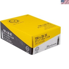 Durable Butyl Rubber 700 X 28-35 Schrader Valve Bicycle Tube For 27 Inch Wheels Durable Butyl Rubber 700 X 28-35 Schrader Valve Bicycle Tube For 27 Inch Wheels