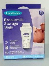 Lansinoh Breastmilk Storage Bags For Breastfeeding Moms Presterilized 50 Ct Lot2