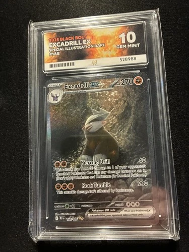 Excadrill EX 168/086 Pokémon TCG SV Black Bolt Special Illustration Rare ACE 10