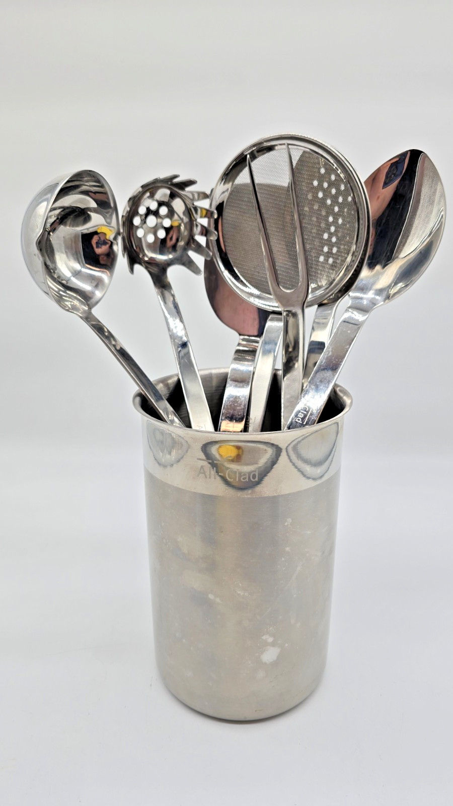 All-Clad 8-piece Stainless Steel Kitchen Utensil Set, 18/10 