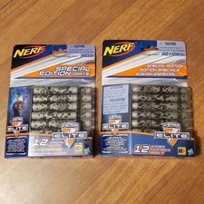 2 Packs NERF N-Strike Elite 12 piece Special Edition Elite Darts Pack