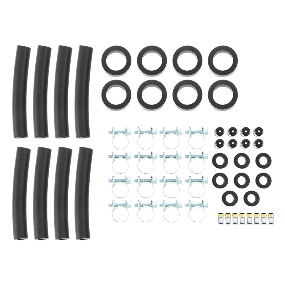 Fuel Injector Repair Kit Seals Pintle Caps Filters for Mercedes Benz Volvo BMW - Image 2 of 4