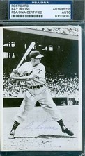 Ray Boone Autograph 1951 Team Iss Pc Psa/dna Signed