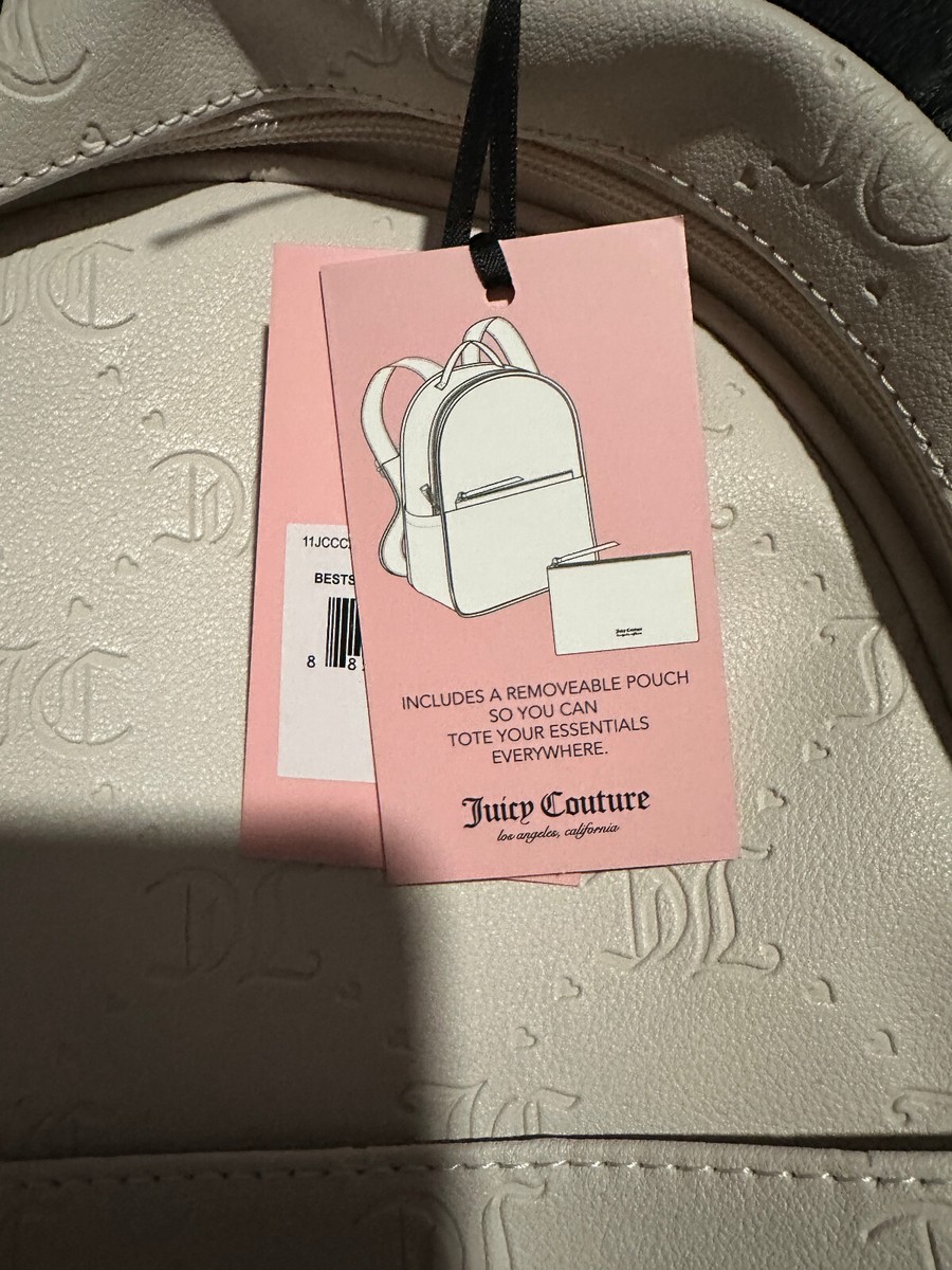 Juicy Couture Bestsellers Pull Up Pouch Backpack Pink Flash Nwt NEW! Juicy Couture Bestsellers Pullout Pouch Bright Pink  main image 3