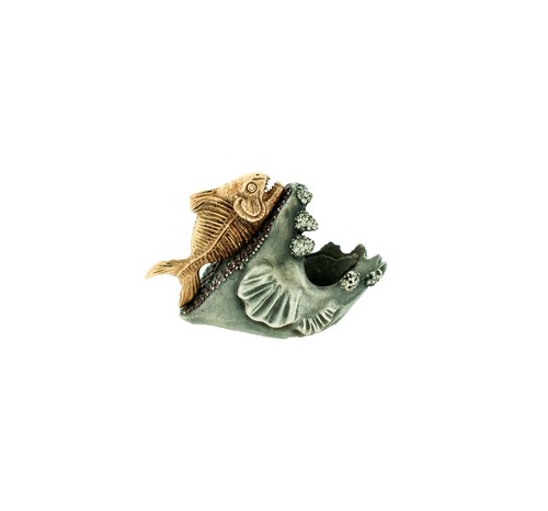 Alp Sagnak Ring 14 K Roségold 925 K Silber Piranha Kiefer Basis Diamanten Rubine - Bild 2 von 7