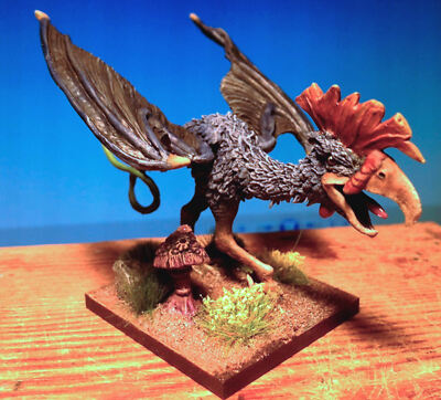 Cockatrice geflügelte Wargame Warhammer LMF2 UNLACKIERT 28 mm Maßstab Langley Modelle Kit