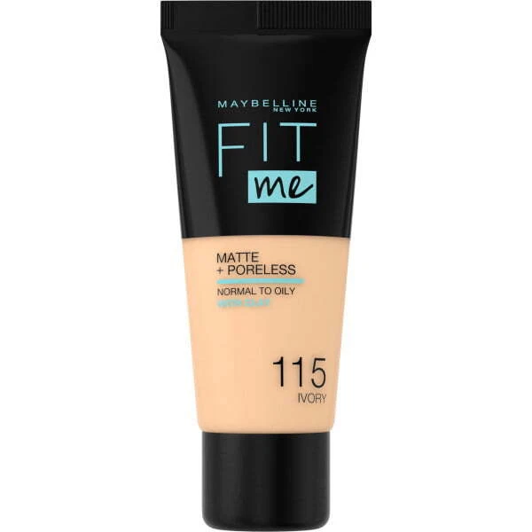 3600531324513 Maybelline Fit Me Matte  Poreless Foundation matujący podkład do t - Bild 1 von 1