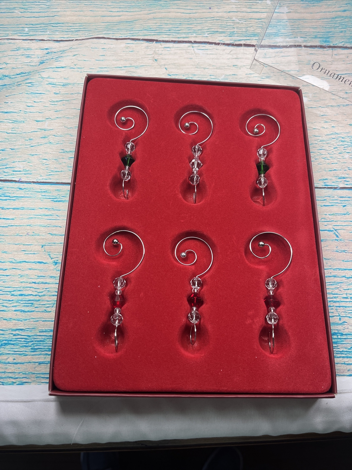 Waterford Crystal Ornament Enhancers Christmas Box of 6 136392 eBay