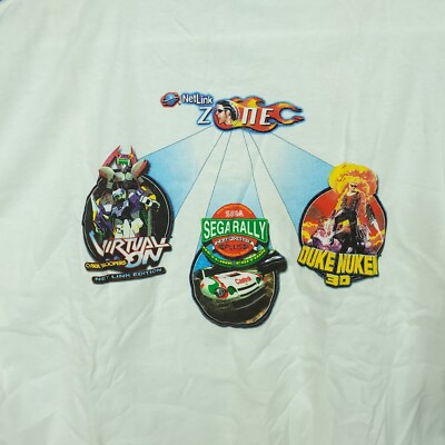 Duke Nukem 3D Sega Rally Virtual On T Shirt Mens Video Game Netlink Promo 1996