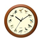 Singing Bird Wall Clock 12'' Bround Frame Nice Sounds Accurate Stylish Design