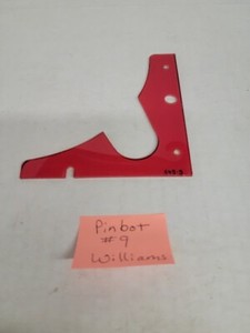 PINBOT  Williams Plastic Playfield Pinball Parts Part USED  #9