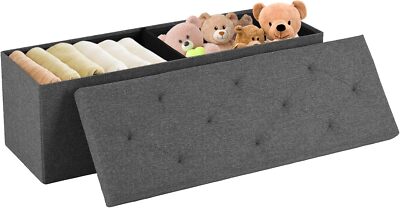 Foldable Sofa Bed Ottoman Storage Chest Bedroom End of Bed Large Ottomans Bench