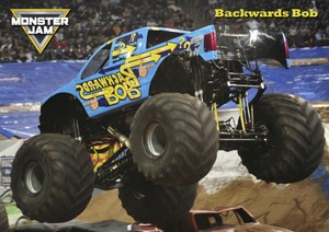 backwards bob monster truck toy